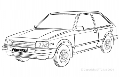 Powerflex Buchsen Mazda 323 (1981 - 2003)