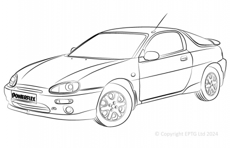 Powerflex Buchsen Mazda MX-3 (1992 - 1998)