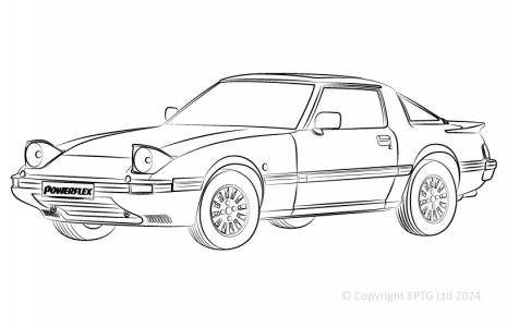 Powerflex Buchsen Mazda RX-7 (1986 - 1992)