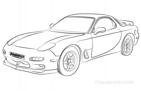 Powerflex Buchsen Mazda RX7 Generation 3 & 4