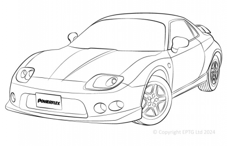 Powerflex Buchsen Mitsubishi FTO (1994 - 1999)