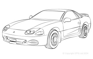 Powerflex Buchsen Mitsubishi GTO (1992 - 1998)