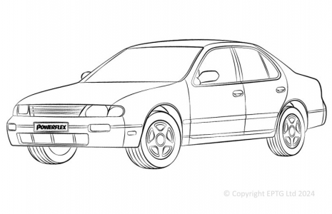 Powerflex Buchsen Nissan Altima (1993 - 1997)