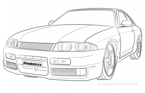 Skyline R33 2WD Incl. GTS & GTS25 (1993-1998)