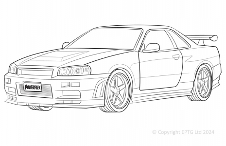Skyline R34 4WD Incl. GT-R & 25GT4 (1998-2002)