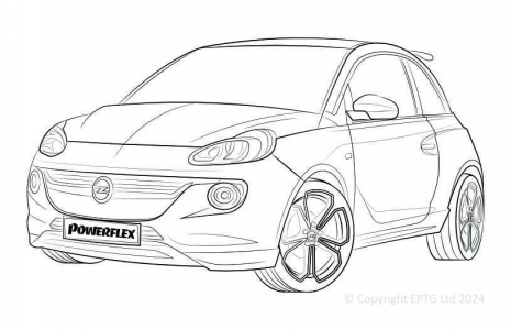 Powerflex Buchsen Opel Adam (2012-)