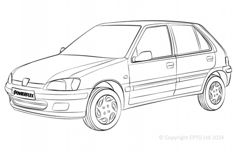 Powerflex Buchsen Peugeot 106 & 106 GTi/Rallye