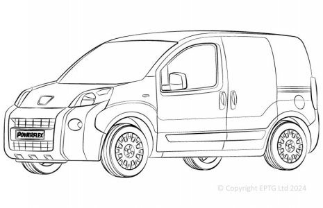 Powerflex Buchsen Peugeot Bipper (2007-)