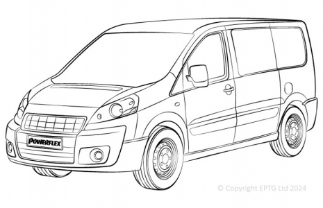 Powerflex Buchsen Peugeot Expert (1995 - 2007)