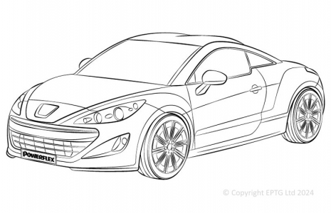 Powerflex Buchsen Peugeot RCZ (2009-on)