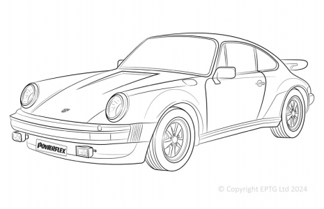 Powerflex Buchsen Porsche 911 Classic (1974-1977) Turbo