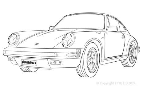 Powerflex Buchsen Porsche 911 Classic (1987 - 1989)