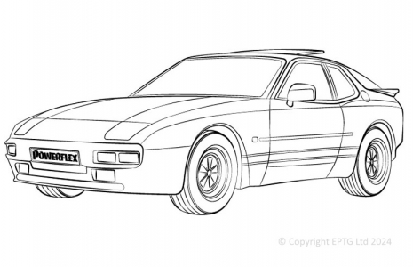 Powerflex Buchsen Porsche 924 and S, 944