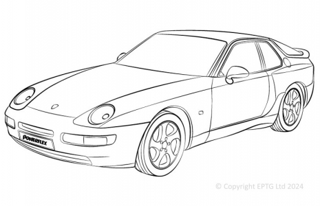 Powerflex Buchsen Porsche 968 (1992-1995)