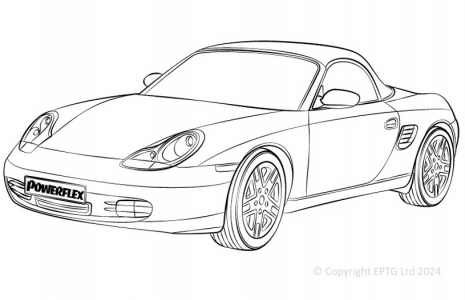 Powerflex Buchsen Porsche Boxster 986 (1997-2004)