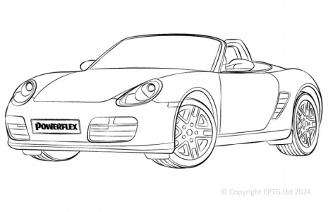 Powerflex Buchsen Porsche Boxster 987 (2005-2012)