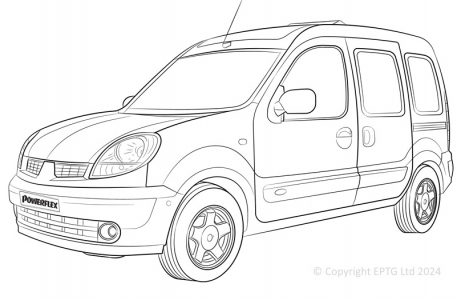 Powerflex Buchsen Renault Kangoo (1998 - 2011)