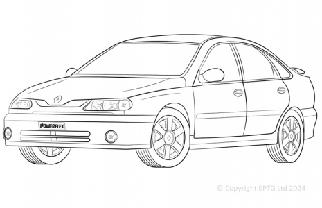 Powerflex Buchsen Renault Laguna upto 2001