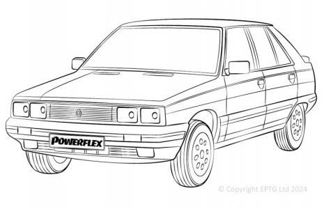 Powerflex Buchsen Renault R9/11 (1982 - 1989)