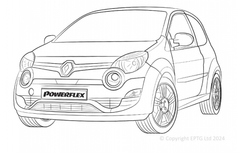 Powerflex Buchsen Renault Twingo II (2007 - 2014)