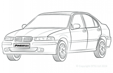 Powerflex Buchsen Rover 45