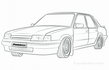 Powerflex Buchsen Rover Montego (1989 - 1994)