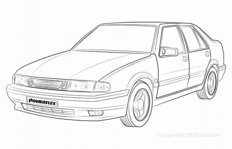 Powerflex Buchsen Saab 9000 (1985-1998)