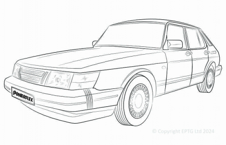 Powerflex Buchsen Saab 900 (1983-1993)