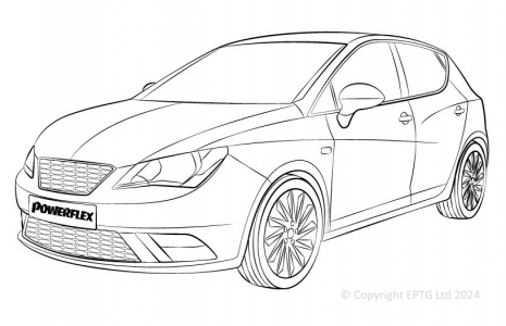 Powerflex Buchsen Seat Ibiza 6J (2008-)