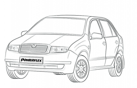 Powerflex Buchsen Skoda Fabia (2000-2007)