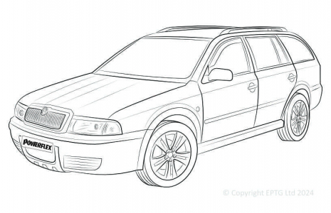 Powerflex Buchsen Skoda Octavia Mk1 Typ 1U