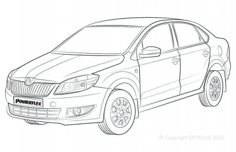 Powerflex Buchsen Skoda Rapid (2011-)