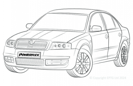 Powerflex Buchsen Skoda Superb (2002 - 2008)