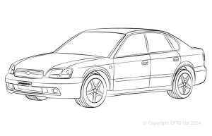 Powerflex Buchsen Subaru Legacy BE & BH 98 to 04
