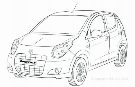 Powerflex Buchsen Suzuki Alto (1987 - 2011)