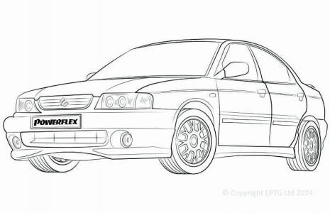 Powerflex Buchsen Suzuki Baleno (1995 - 2007)