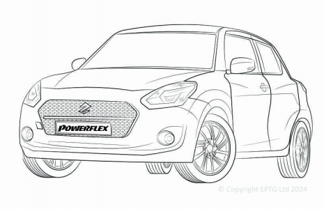 Powerflex Buchsen Suzuki Swift - Sport 07 on