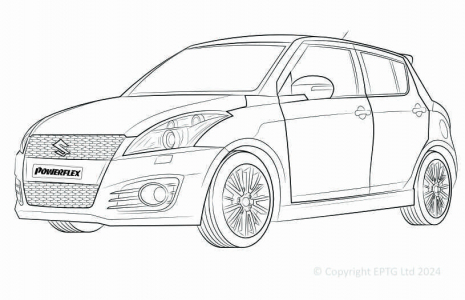 Powerflex Buchsen Suzuki Swift - Sport 2010 on