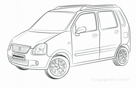 Powerflex Buchsen Suzuki Wagon R (1997 - 2007)