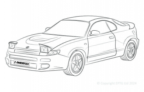Powerflex Buchsen Toyota Celica (1986 - 1999)