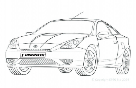 Powerflex Buchsen Toyota Celica (2000 - 2005)