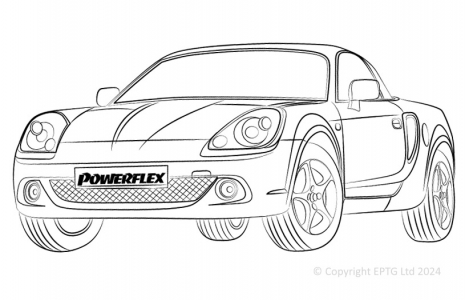Powerflex Buchsen Toyota MR2 ZZW30 (2000 - 2006)