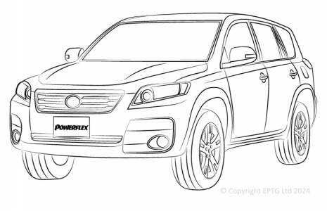 Powerflex Buchsen Toyota RAV-4 (2006 - 2011)
