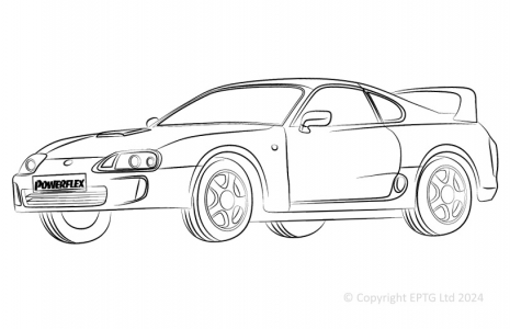 Powerflex Buchsen Toyota Supra 4 JZA80 (1993-2002)