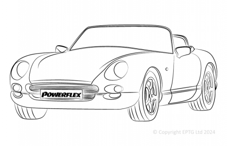 Powerflex Buchsen TVR Griffith - Chimaera All