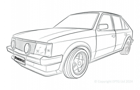 Powerflex Buchsen Opel Astra MK1 - Kadett D (1980 - 1985)