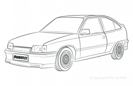 Powerflex Buchsen Opel Astra MK2 - Kadett E (1985-1991)