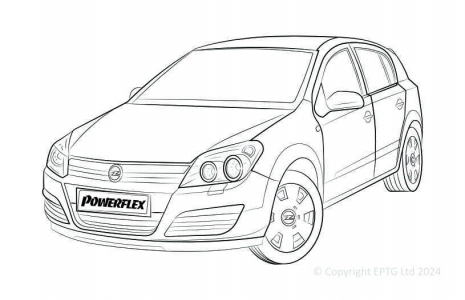 Powerflex Buchsen Opel Astra MK5 - Astra H (2004-2010)