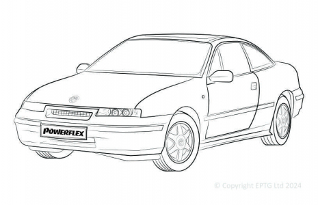Powerflex Buchsen Opel Calibra (1989-1997)