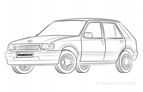 Powerflex Buchsen Opel Corsa A (1983-1993)